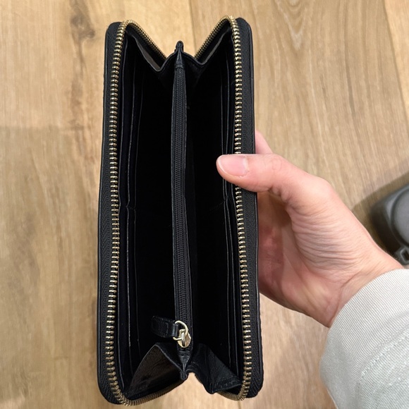 Michael Kors Black and Brown Logo Wallet - Picture 4 of 5